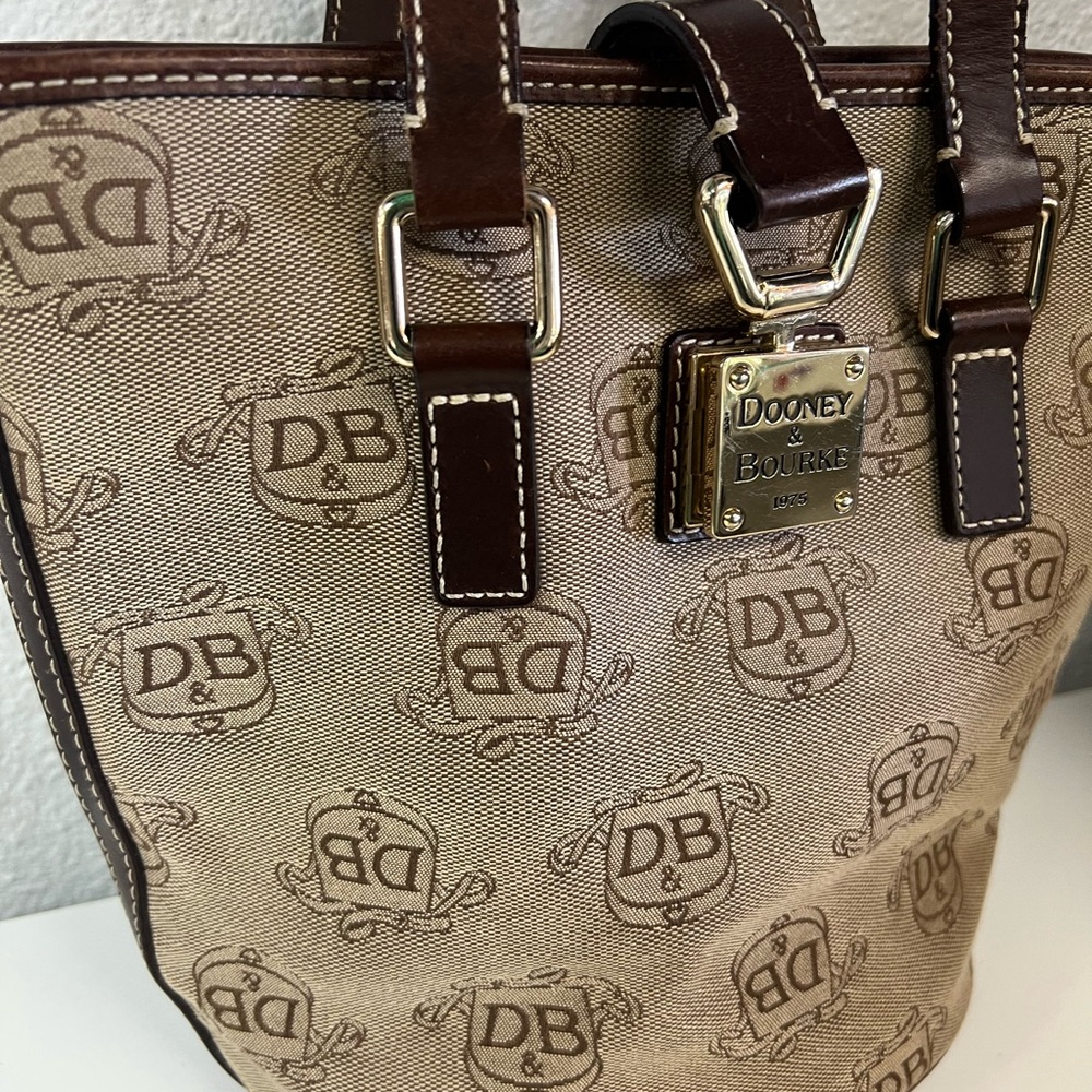 Dooney & Bourke Brown Leather Briefcase